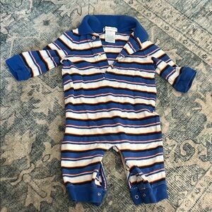 Ralph Lauren Stripped Long Sleeve One Piece Outfit